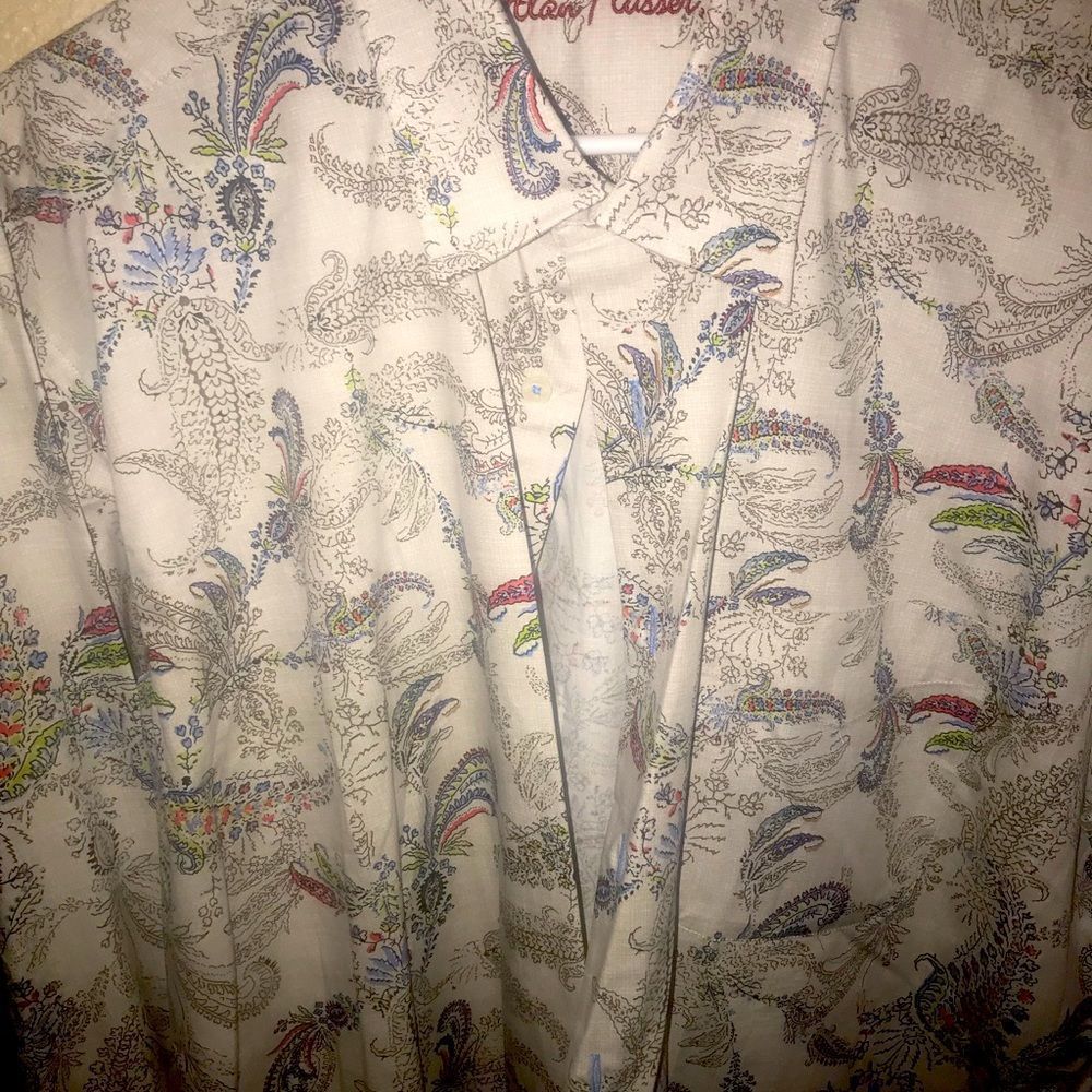 Alan Flusser men’s button down shirt